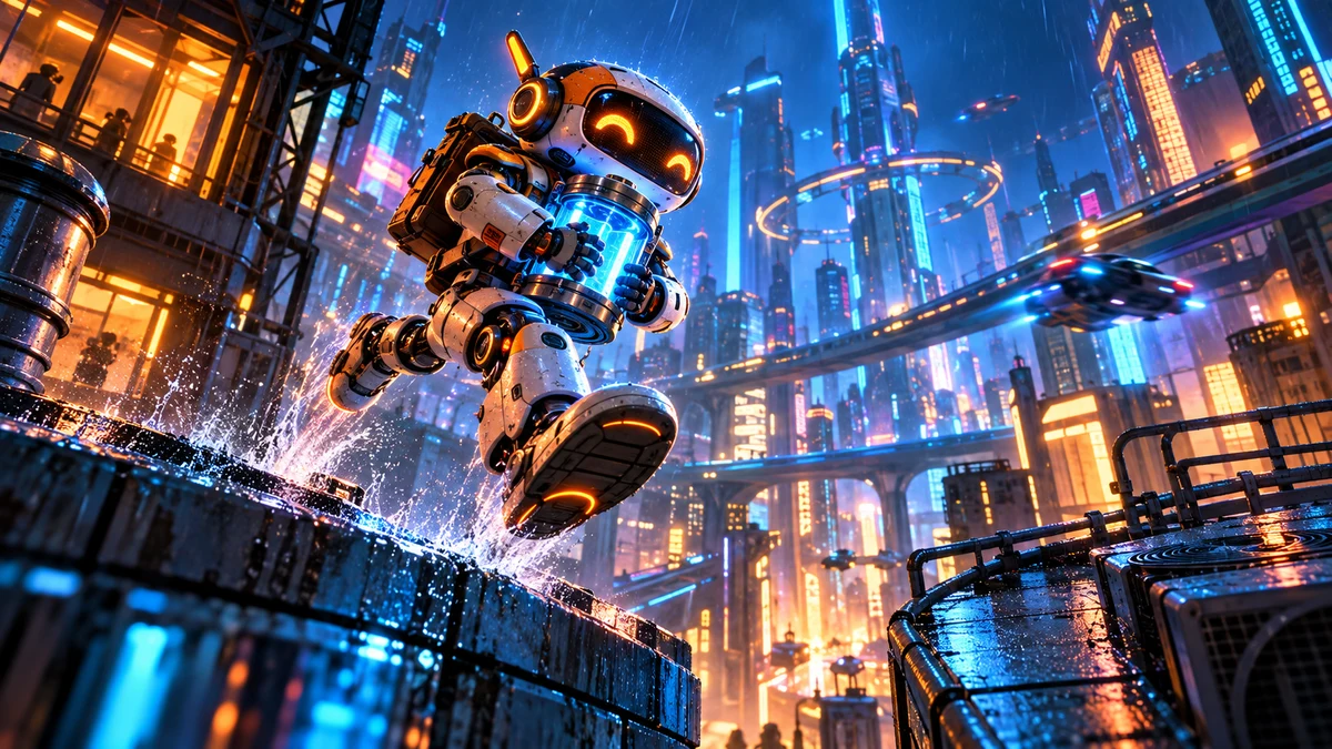 Rooftop Relay — original concept illustration