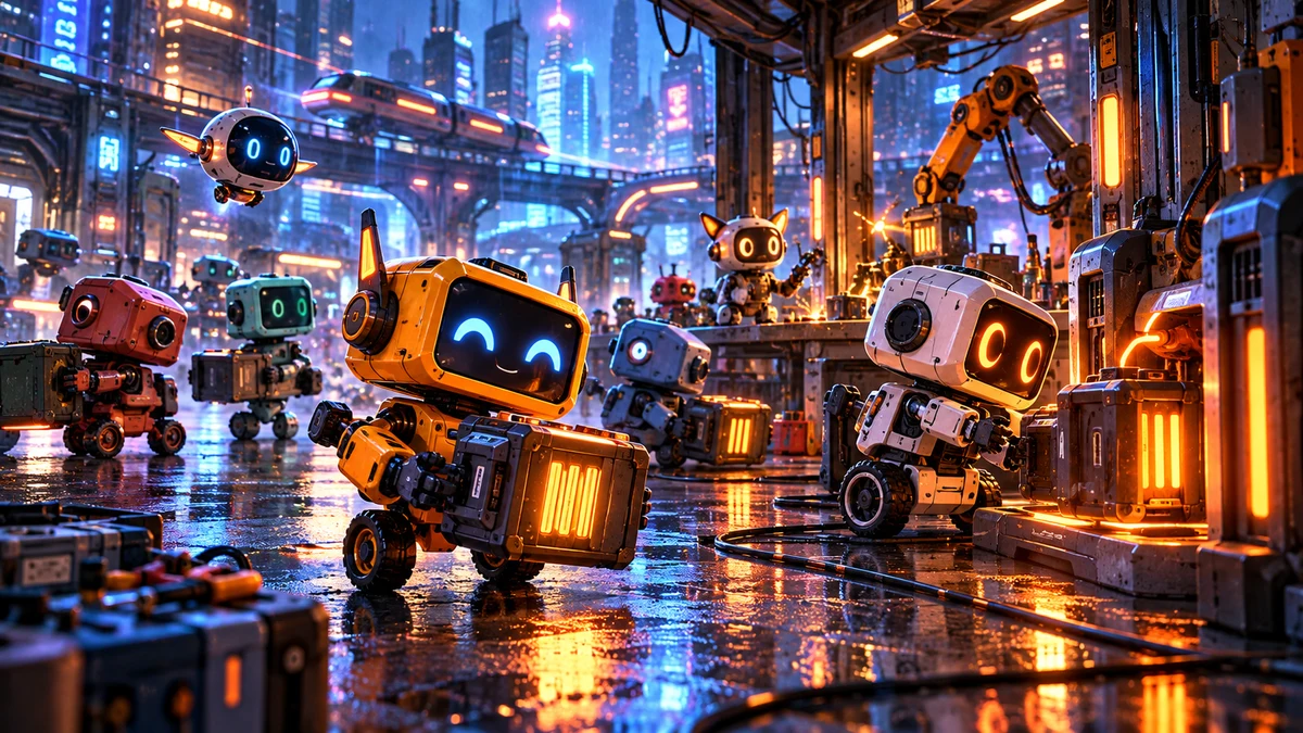Circuit Critters — original concept illustration